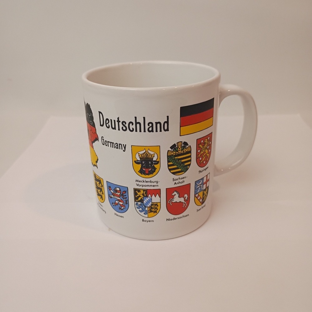 Germany Bundesrepublik Deutschland Bockling Coffee Mug w/Crests